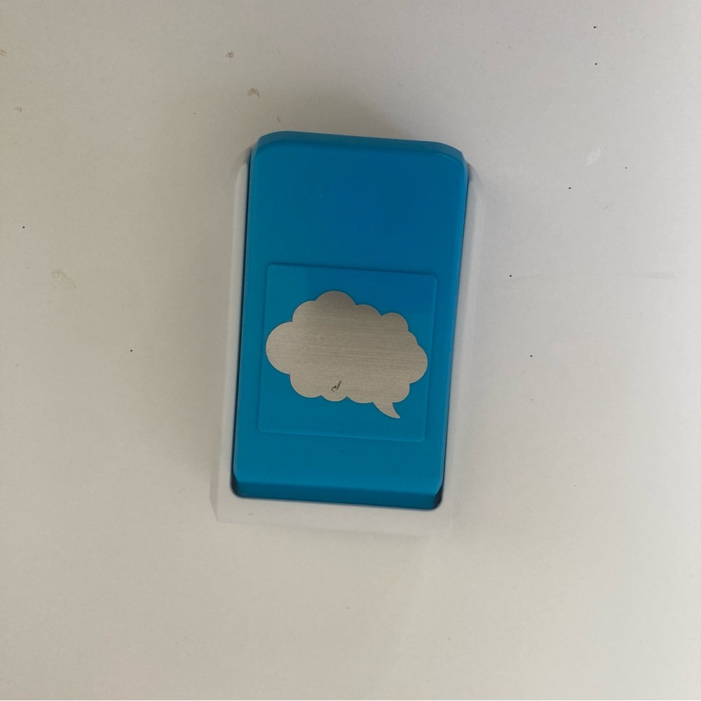Creative Memories Word Bubble Decorative Scrapbooking Punch